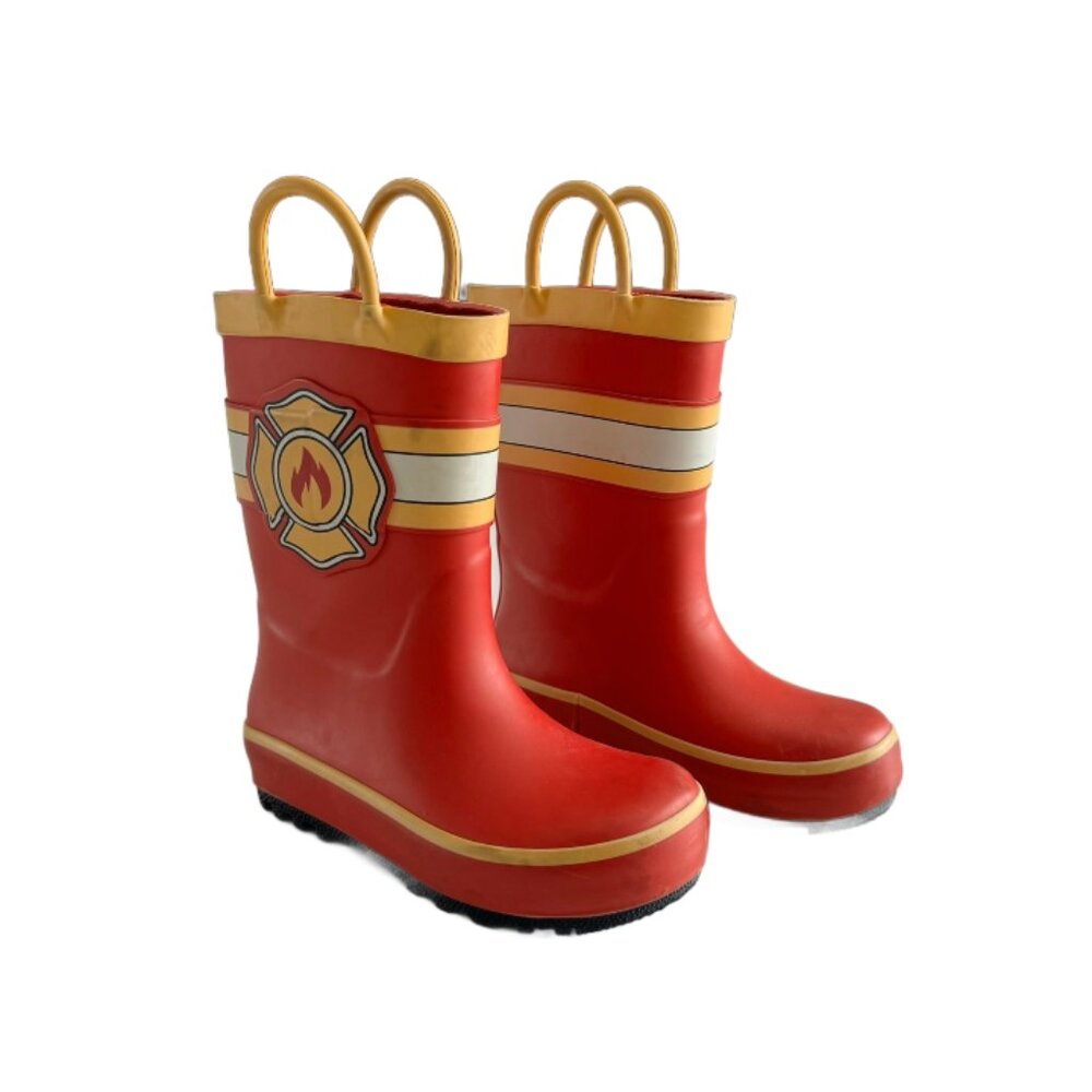 Cat & Jack Firefighter Rain Boots | Toddler Size 9 | Target Brand